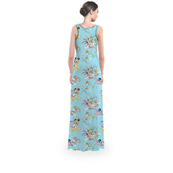 Flared Maxi Dress - Mickey Mouse & the Easter Bunny Costumes