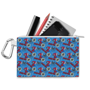 Canvas Zip Pouch - Superhero Stitch - Spiderman