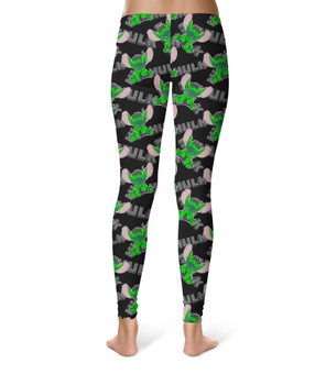 Sport Leggings - Superhero Stitch - Hulk