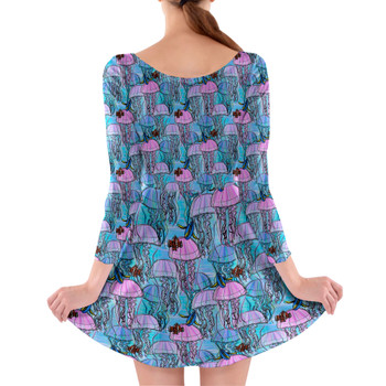 Longsleeve Skater Dress - Jellyfish Jumping