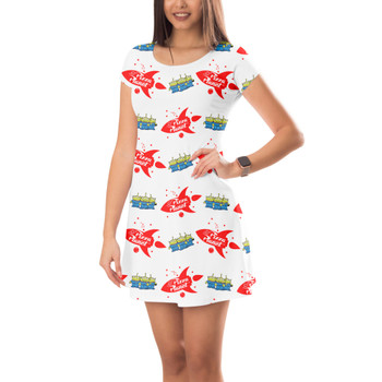 Short Sleeve Dress - Pizza Planet