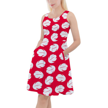 Skater Dress with Pockets - Lilo Hawaiian Dress