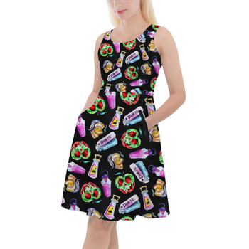 Skater Dress with Pockets - Pick Your Poison