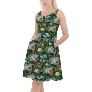 Skater Dress with Pockets - Tinkerbell in Pixie Hollow