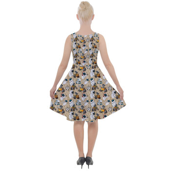 Skater Dress with Pockets - Wall-E & Eve Sketched