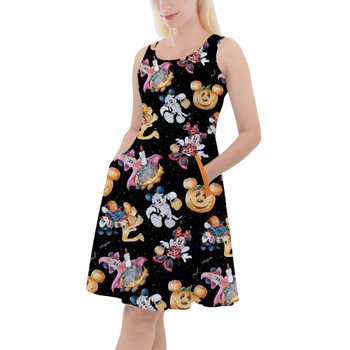 Skater Dress with Pockets - Mickey & Minnie's Halloween Costumes