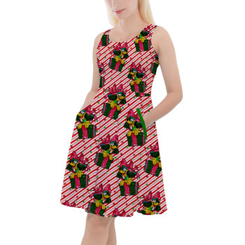 Skater Dress with Pockets - Pluto & the Christmas Gifts