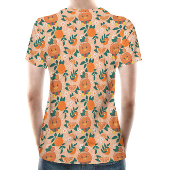 Women's Cotton Blend T-Shirt - Orange Bird Munchlings