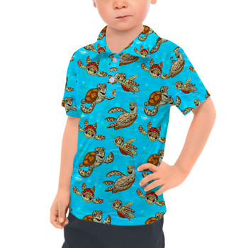 Kids Polo Shirt - Crush and Squirt