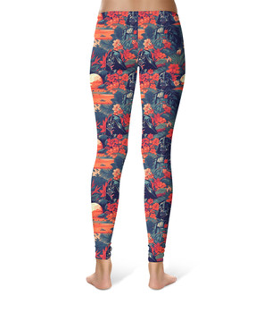 Sport Leggings - Hawaiian Darth Vader