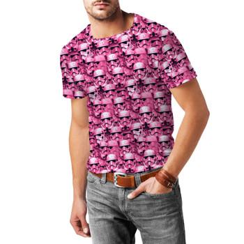 Men's Cotton Blend T-Shirt - Pink Storm Troopers