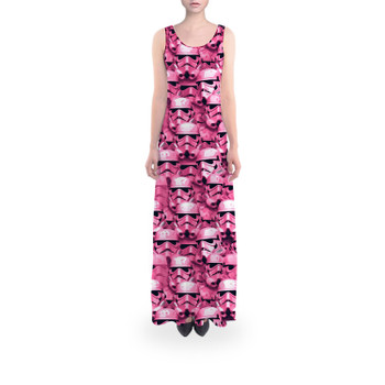 Flared Maxi Dress - Pink Storm Troopers