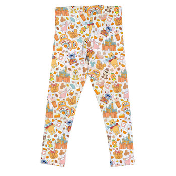 Girls' Leggings - Theme Park Fall Fun