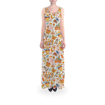 Flared Maxi Dress - Theme Park Fall Fun