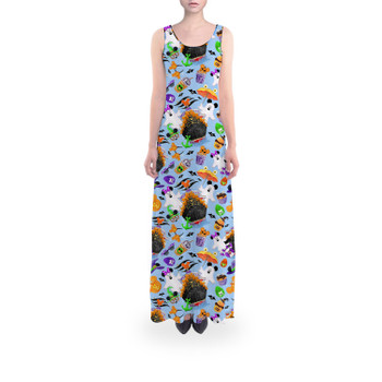 Flared Maxi Dress - Halloween On The High Seas