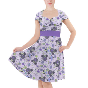 Sweetheart Midi Dress - Pretty Purple Potions