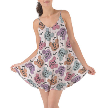 Beach Cover Up Dress - Playful Pumpkins