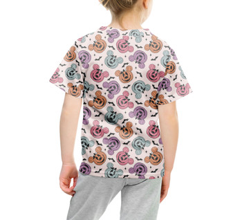 Youth Cotton Blend T-Shirt - Playful Pumpkins