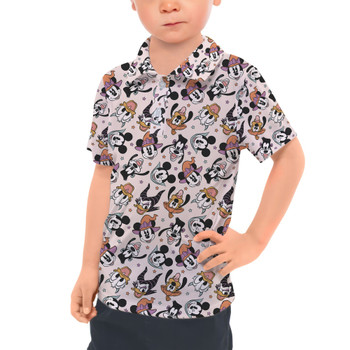 Kids Polo Shirt - Spooky Fab Five