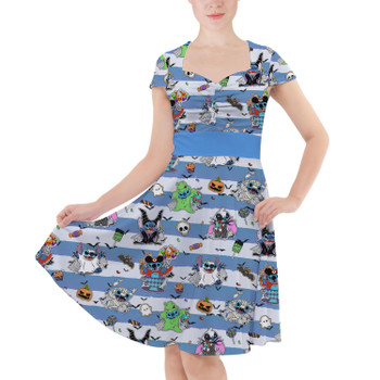 Sweetheart Midi Dress - Stitch Does Halloween