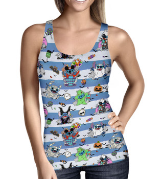 Women's Tank Top - Stitch Does Halloween