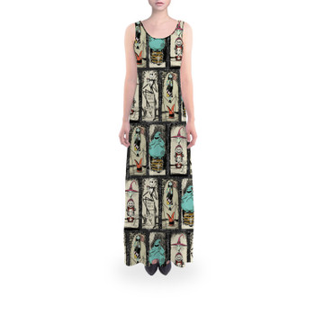 Flared Maxi Dress - Stretching Haunted Nightmare