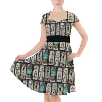 Sweetheart Midi Dress - Stretching Haunted Nightmare