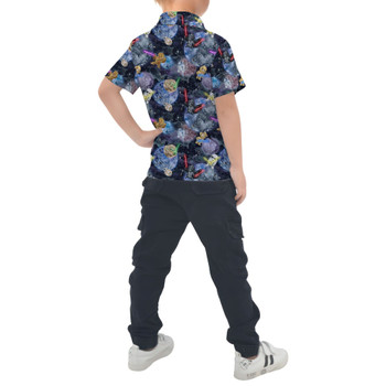 Kids Polo Shirt - Watercolor Star Wars Battle