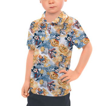 Kids Polo Shirt - Mickey's Halloween Fun