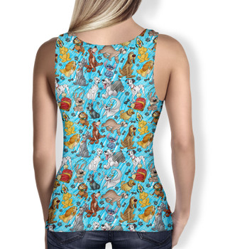 Women's Tank Top - Sketched Disney Dogs