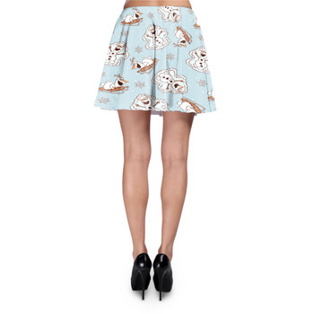 Skater Skirt - Christmas Snow Angel Holiday Olaf