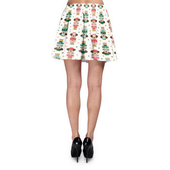 Skater Skirt - Christmas Mickey Nutcrackers