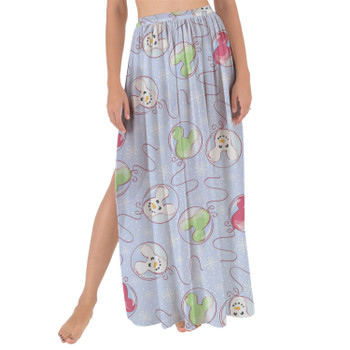 Maxi Sarong Skirt - Winter Mouse Balloons