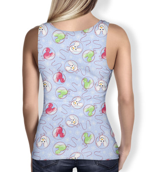 Women's Tank Top - Winter Mouse Balloons