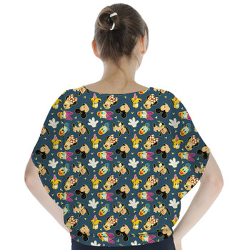 Batwing Chiffon Top - Proud Pin Trader