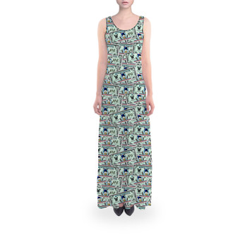 Flared Maxi Dress - Scrooge Disney Dollars