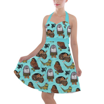 Halter Vintage Style Dress - Moana's Maui