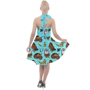 Halter Vintage Style Dress - Moana's Maui