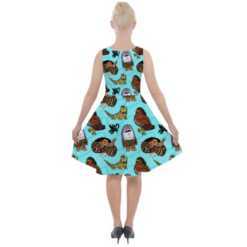 Skater Dress with Pockets - Moana's Maui