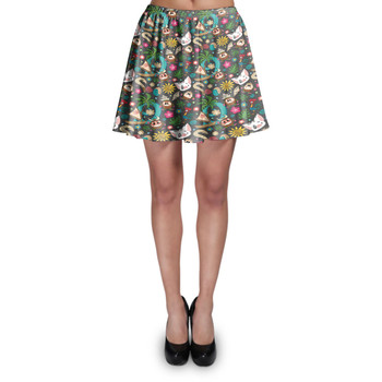 Skater Skirt - Polynesian Princess Icons