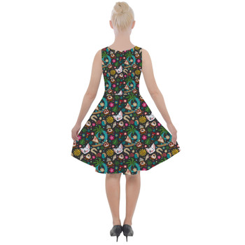 Skater Dress with Pockets - Polynesian Princess Icons