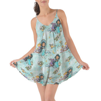 Beach Cover Up Dress - Whimsical Princess Jasmine