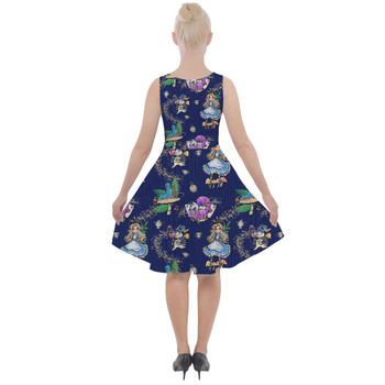 Skater Dress with Pockets - Whimsical Wonderland