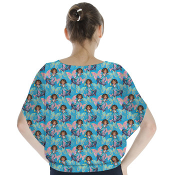 Batwing Chiffon Top - Whimsical Mirabel