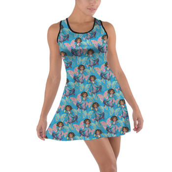 Cotton Racerback Dress - Whimsical Mirabel