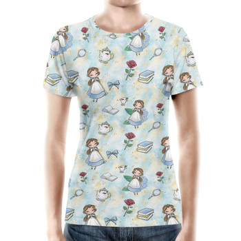 Women's Cotton Blend T-Shirt - Whimsical Belle