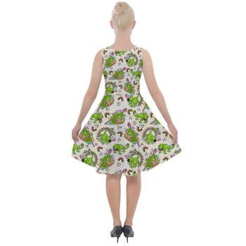 Skater Dress with Pockets - Tangled Pascal Paints