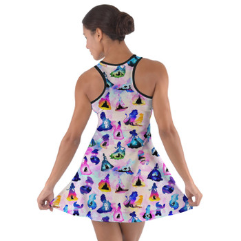 Cotton Racerback Dress - Princess And Classic Animation Silhouettes