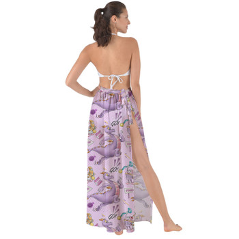 Maxi Sarong Skirt - Figment Races RunDisney Inspired