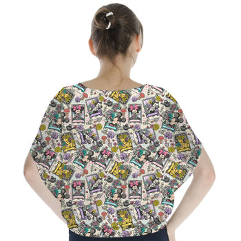 Batwing Chiffon Top - Mouse & Friends Garden Seed Packets